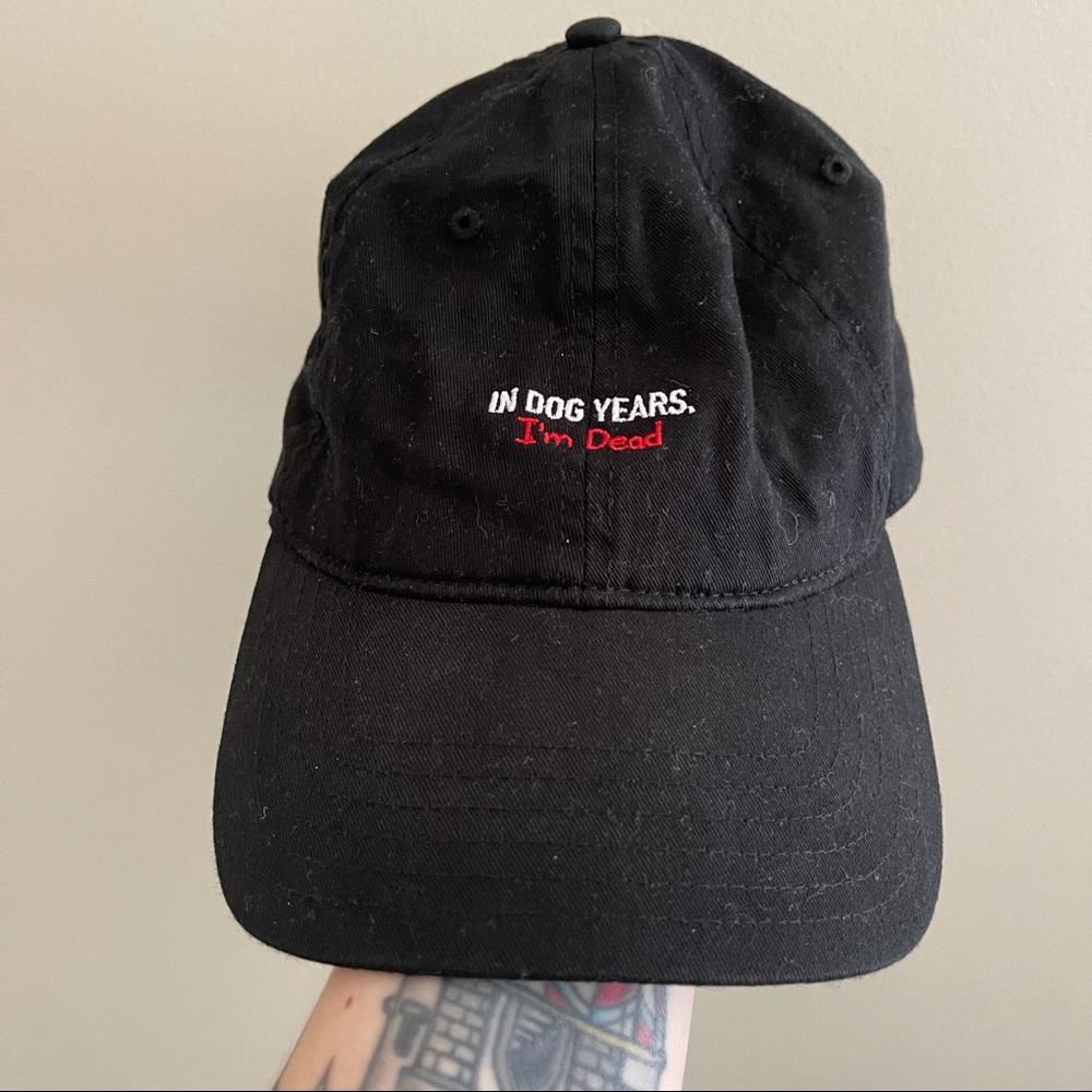 NWOT Spencer’s “In Dog Years I’m Dead” Hat
